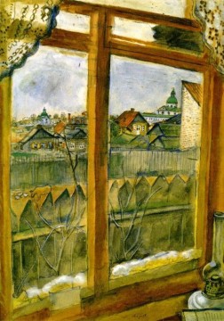  contemporary - View from a Window contemporary Marc Chagall